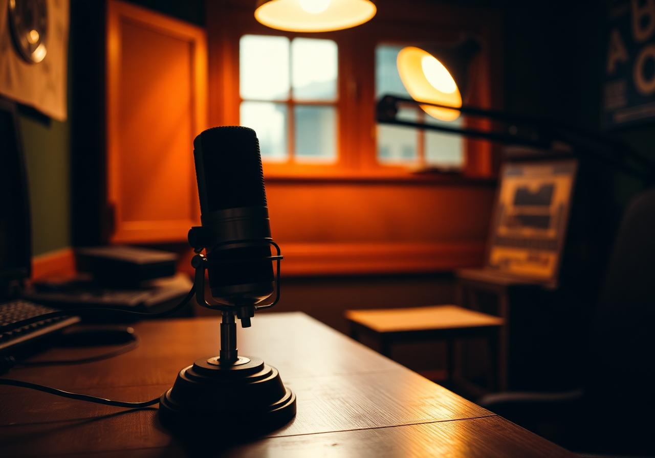 Dead Presidents Club podcast studio